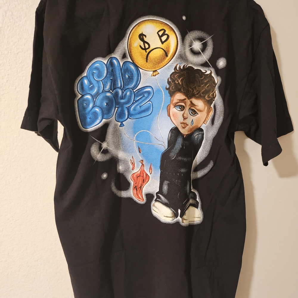 Sad Boyz Black Graphic Tee
